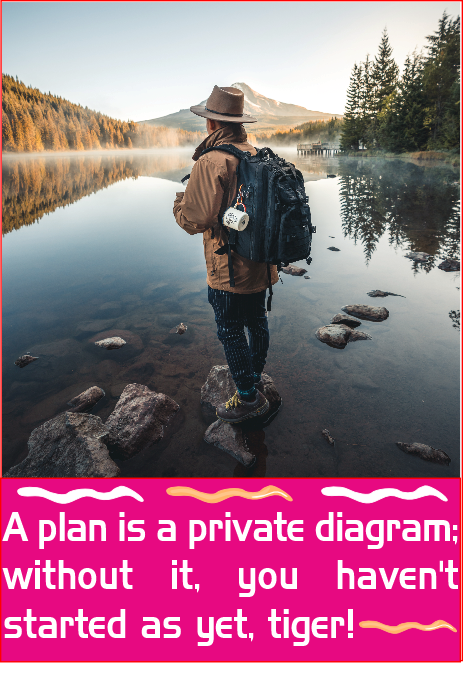 A plan is a private diagram.